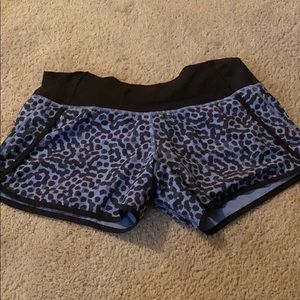 Women’s Lululemon speed shorts